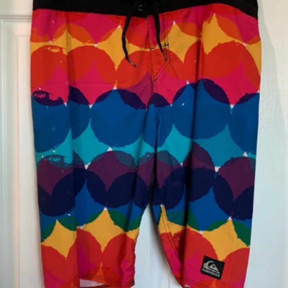 Quicksilver Surf Trunks Board Shorts Swim Shorts Size 34